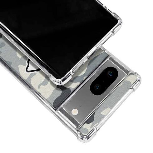 NFL Kansas City Chiefs Camo Google Pixel 7a Clear Case